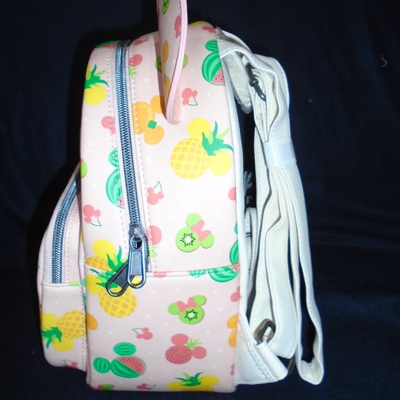 Loungefly Disney Mickey Mouse Mini Backpack Summer Fruit Pattern with Ears main image 6
